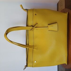 Yellow Leather Bag